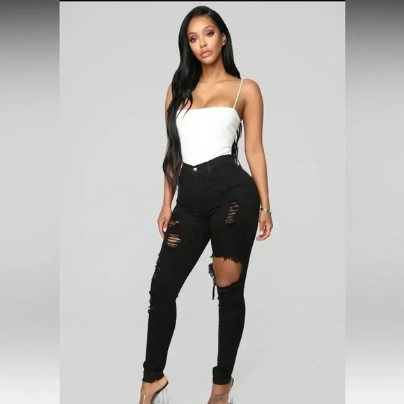 Fashion-ova Black Jeans - Picture 3 of 7